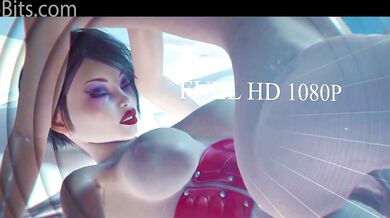 Futanari Cyborg Fucks Curvy Girl in Sci-Fi Erotica 'The Visitor'