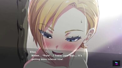 Gorgeous Eliza Bond gets tied up and for*ced to service her master in a sexy hentai scene.