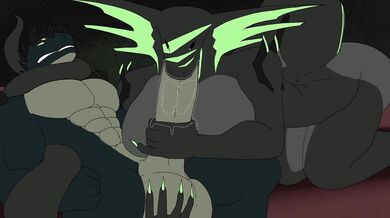 Snake Sucks Deep on a Dick