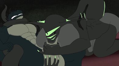 Snake Sucks Deep on a Dick