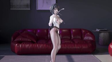 Making Love to a Giant White Penis - Hentai Style!