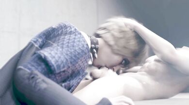 'Mistress Misty takes a passionate and deep throated blowjob from her submissive slave (disboidudelz)'