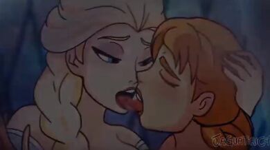 Little Elsa and her Futa Friend