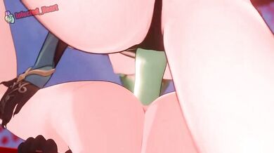 Ganyu Takes Xianyun's Strap-On Anal (STRAIGHT-TO-GAY)