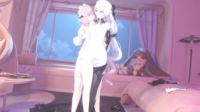 Rewritten as: "Luna Thigh Job with Elysia and Company"