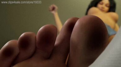 Giantess Shrinking Feet: Darkheart's Pet (3D Animation)