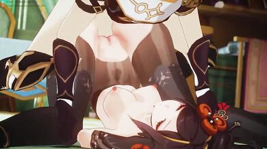 Chiori [Aline_EN] - A Sweet Young Thing Gets Her Tight Asshole Fucked Raw By The Big Black Dude!