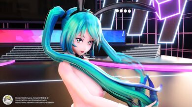 The date of release, plus the vocaloid icon Miku Hatsune.