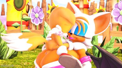 Rouge's Boob Ride with Tails