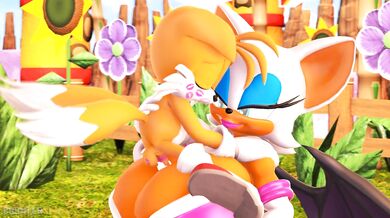Rouge's Boob Ride with Tails