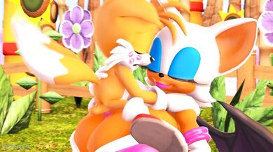 Rouge's Boob Ride with Tails