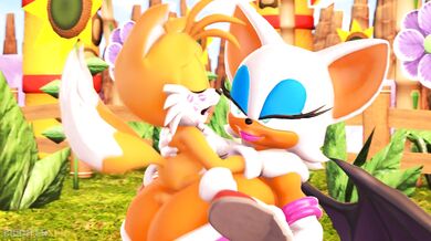 Rouge's Boob Ride with Tails