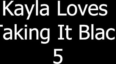 Black Dick Roughly Pounded Kayla's Asshole Hardcore - Part V