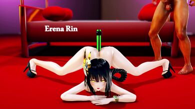 The hot and sexy Erena Ri takes on an enormous dildo in a wild foursome that includes her and three other horny girls.