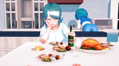 Evening Delight with Feathery Maple