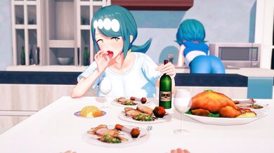 Evening Delight with Feathery Maple