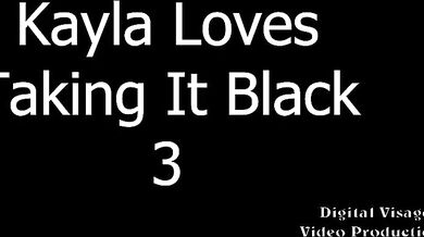Blacked Out: Kayla's Obsession with Big Black Cocks