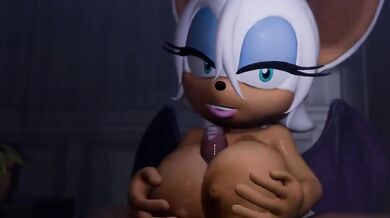 Titfucking Rouge's Tits