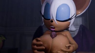 Titfucking Rouge's Tits
