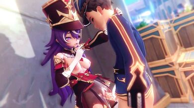 'Hiking through the Forest with Sexy Witch'