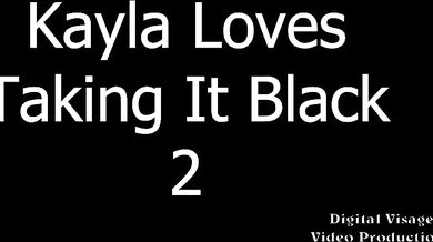Black Dick in Kayla's Asshole - Part 2