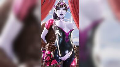 Widowmaker's Black Cock Breaks the Virgin