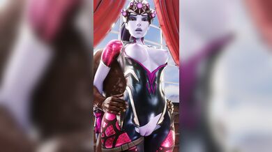 Widowmaker's Black Cock Breaks the Virgin