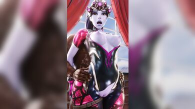 Widowmaker's Black Cock Breaks the Virgin
