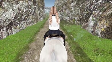 A Slutty Equestrian Gets Fucked By Her Stallion