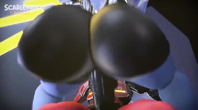 - 1's Vagina Riding on Top of 2's Penis in a Hentai Gangbang Orgy