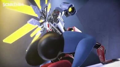 - 1's Vagina Riding on Top of 2's Penis in a Hentai Gangbang Orgy