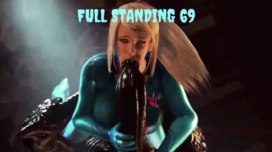 Samus Aran's 69ing with a Xenomorph by 26regionsfm