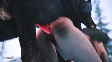 'Unbridled passion with a wolf-like creature'