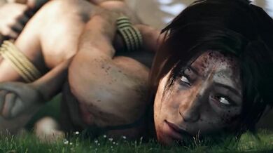 Rewritten: Lara Croft, the fierce archaeologist, has her womb violated by a group of horny men who are looking for some hot action.