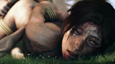 Rewritten: Lara Croft, the fierce archaeologist, has her womb violated by a group of horny men who are looking for some hot action.