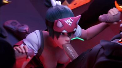 Fucking Kiriko Slut in Overwatch PMV
