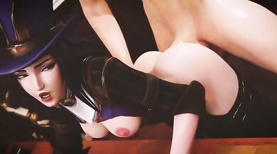 The Rough Sexual Encounter of Caitlyn, Taken from Behind by a Stranger