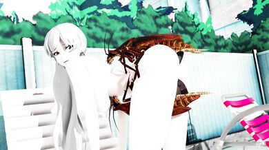 The Horny Ants Go Crazy Over Yang's Juicy Fruits at the Poolside in 4K!