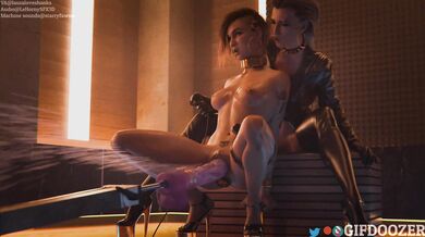 Futanari Cybernetic Dominatrixes of the Future: Cyberpunk 2077