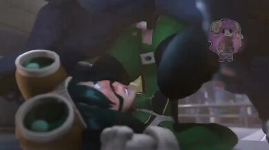 Anal Slut Nomu Gets Nailed by Multiple Dicks in 'Nomu No-No Encounter' [RougeNine]