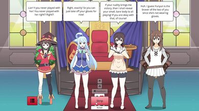 Megumin's Explosive Orgasmic Domination in Strip Poker Night with the Konosuba Gang!