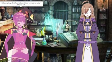Megumin's Explosive Orgasmic Domination in Strip Poker Night with the Konosuba Gang!