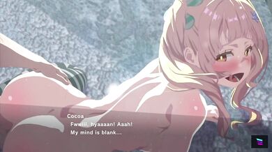 The hot cocoa-flavored lesbians take on each other in a fiery round two of their magical sexcapade.