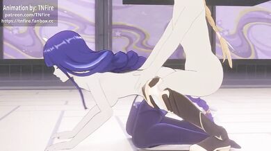 Unbridled Lust - Raiden Shogun's Journey to Pleasure (Part III) in Stunning 3D!