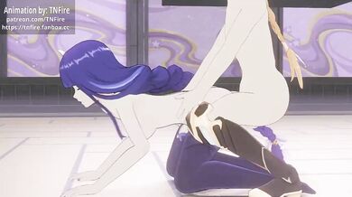 Unbridled Lust - Raiden Shogun's Journey to Pleasure (Part III) in Stunning 3D!