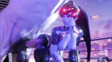 Wild Fucking on a Rooftop with Widowmaker and a Horse in 4K Quality [TheBartender]