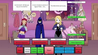 Superheroine Strip Poker Night: A DC Comics Female Characters Only Inventory