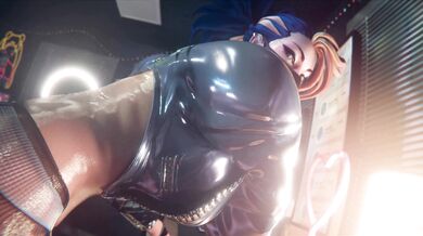 Akali's Sexy Cowgirl Outfit 2 and Megaera's Anal Play