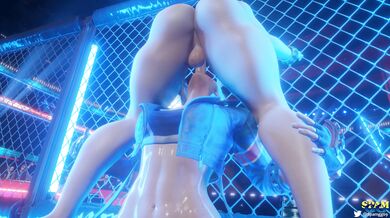 Cammy Gets Chun-Li's Face Deep Inside Her Wet Pussy (Spamgg69)
