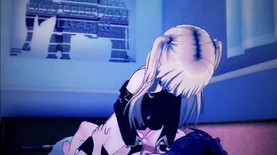 Hentai Goddess' 3D Transformation at the College of Emos